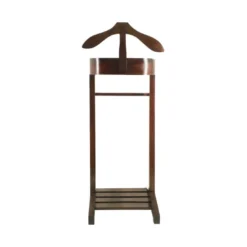 Valet de chambre bronze bois marron -