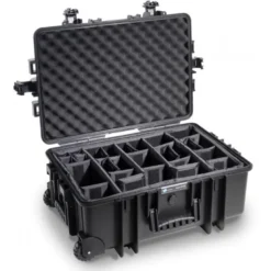 Valise polyvalente type 6700 noir avec cloisons amovibles