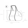 Vapaa, sac transport chien chat noir s