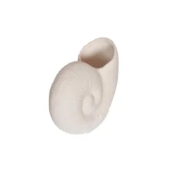 Vase coquillage en céramique texture sable forme originale