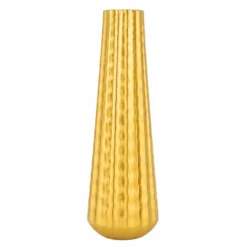 Vase doré brillant