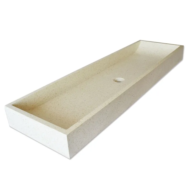 Vasque en terrazzo crème atlantica