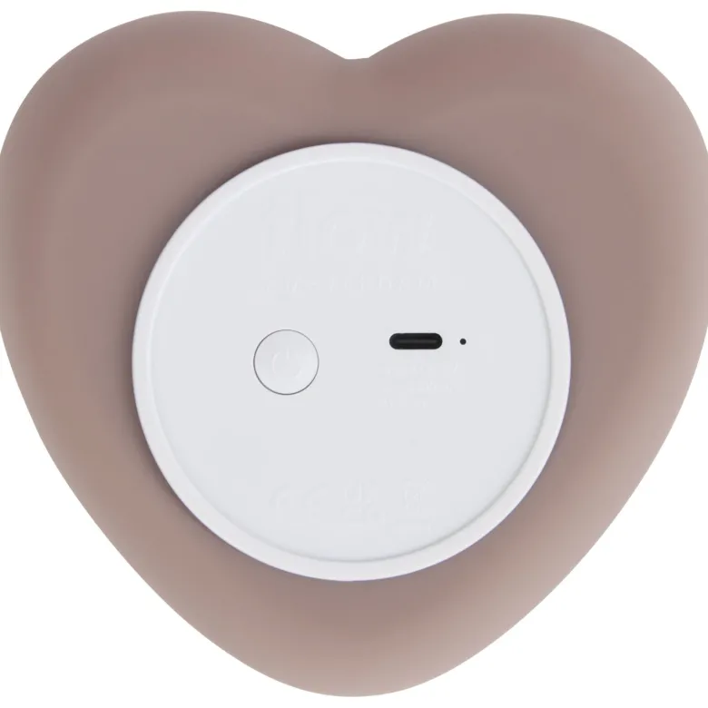 Veilleuse d’allaitement tactile ruby vieux rose