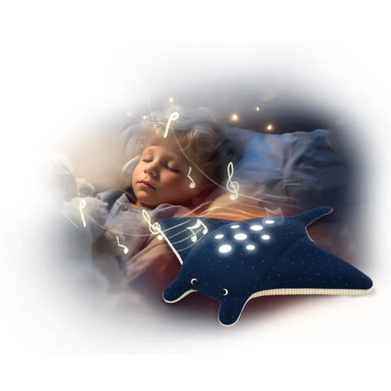 Veilleuse peluche raie musicale et lumineuse Dodo Dreamer
