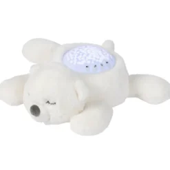 Veilleuse projecteur lapidou ours blanc