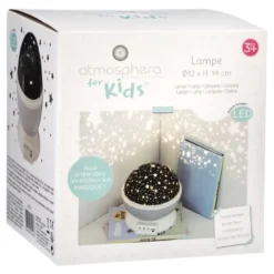 Veilleuse projecteur rotative star gris