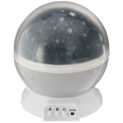Veilleuse projecteur rotative star gris