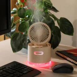 Ventilateur brumisateur autonome