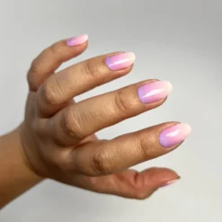 Vernis autocollant ombre lilac - manucure facile longue tenue Babyboomer violet