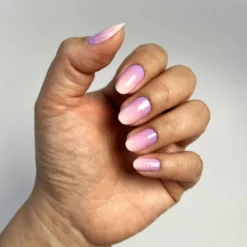 Vernis autocollant ombre lilac - manucure facile longue tenue Babyboomer violet