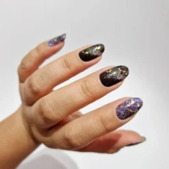 Vernis autocollant stellar night - manucure facile longue tenue Night sky