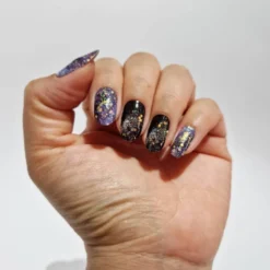 Vernis autocollant stellar night - manucure facile longue tenue Night sky