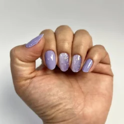 Vernis autocollant violet dust - manucure facile longue tenue Violet poudré