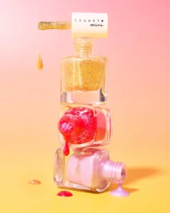Vernis à l'eau doré - papaye