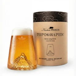 Verre design topographic matterhorn