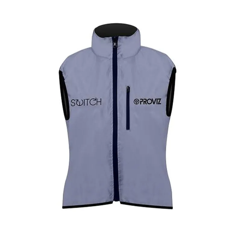Veste sans manche Switch – Réversible fluo / réfléchissante (Taille 40 Femme)