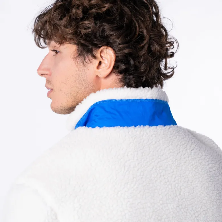 Veste sherpa mixte ivoire XS