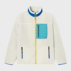 Veste sherpa mixte ivoire XS