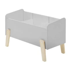 Vipack coffre à jouets kiddy gris cool