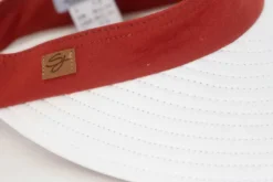 Visière ultra-couvrante certifiée anti-uv upf50+ et anti-chaleur terra cotta