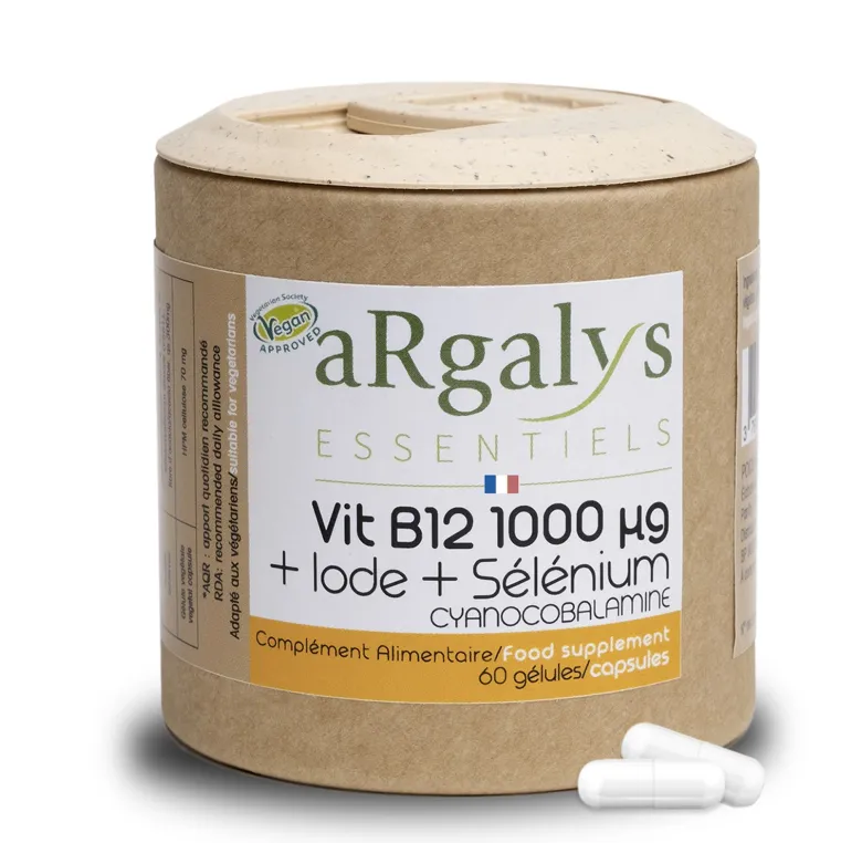 Vitamine b12 + iode et sélénium - énergie et système nerveux
