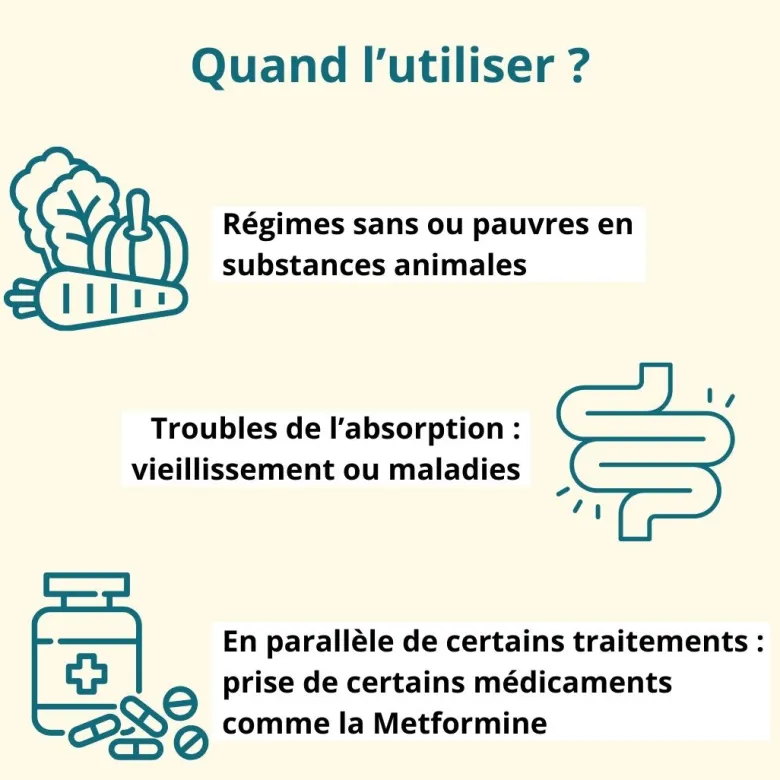 Vitamine b12 + iode et sélénium - énergie et système nerveux