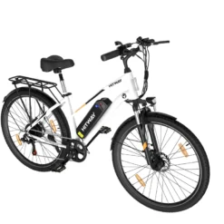 Vélo électrique hitway blanc