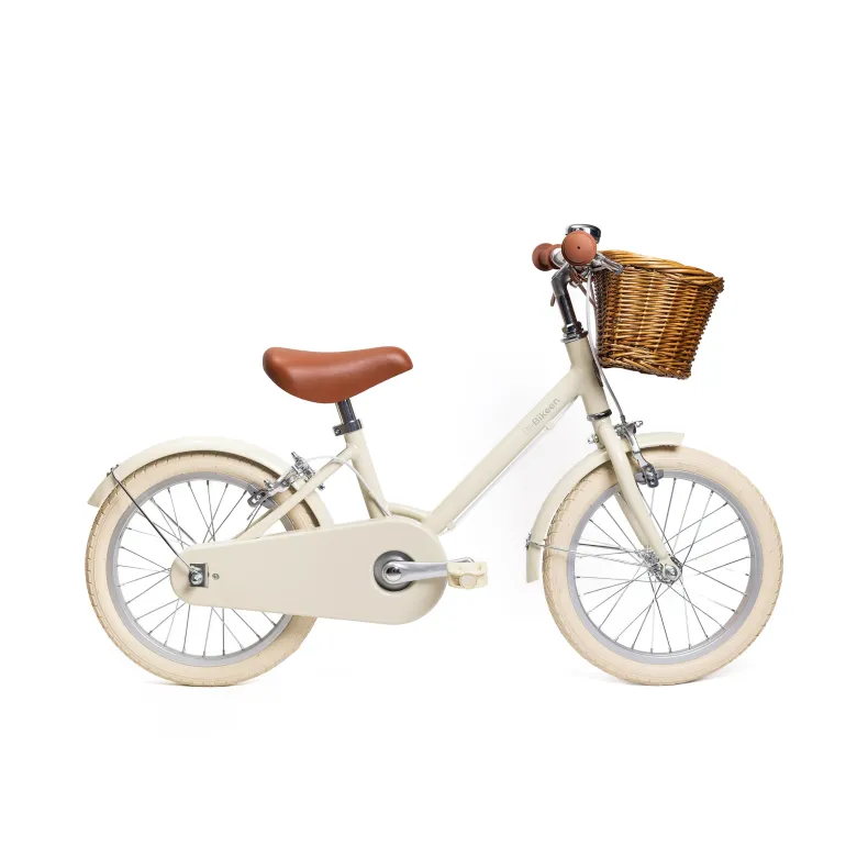Vélo 16 pouces crème – enfant 4-6 ans Beige