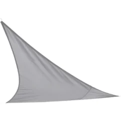 Voile d'ombrage 3x3x3 m gris clair