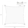 Voile ombrage carré - 2x2m Turquoise