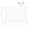 Voile ombrage en chanvre - 2x3m Beige