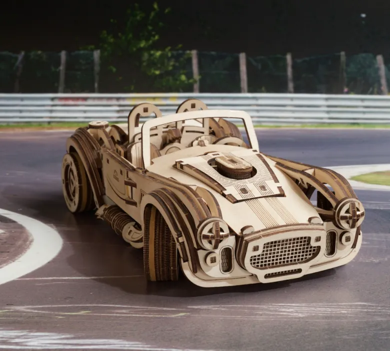 Voiture cobra drift puzzle 3d bois