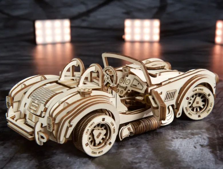 Voiture cobra drift puzzle 3d bois