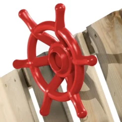 Volant bateau rouge portique