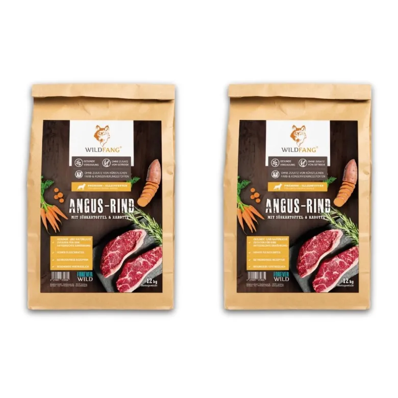 Wildfang® adult nourriture sèche au bœuf angus - sans céréales - 2 x 6 kg