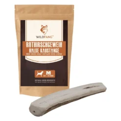 Wildfang bois de cerf à mâcher demi-bâton naturel