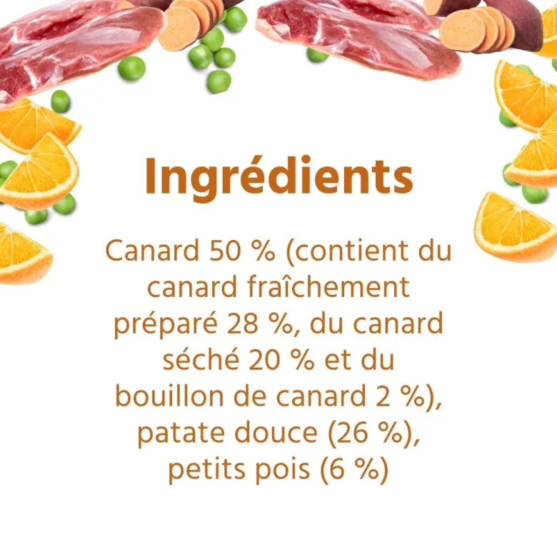 Wildfang® canard à la patate douce et à l'orange - sans céréales - 6 kg