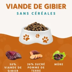 Wildfang croquettes adultes au gibier - sans céréales - 2 kg