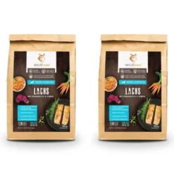 Wildfang® croquettes junior au saumon pour chiots - sans céréales - 2 x 2 kg