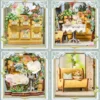 Windsor flower house - maquette booknook serre-livre