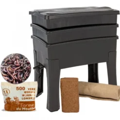 Worm café 2 plateaux + 250g de vers