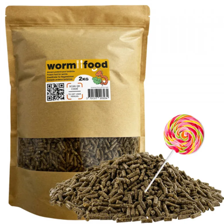 Wormfood 2kg - aliment pour vers