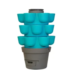 Wormgarden turquoise 3 jardinières