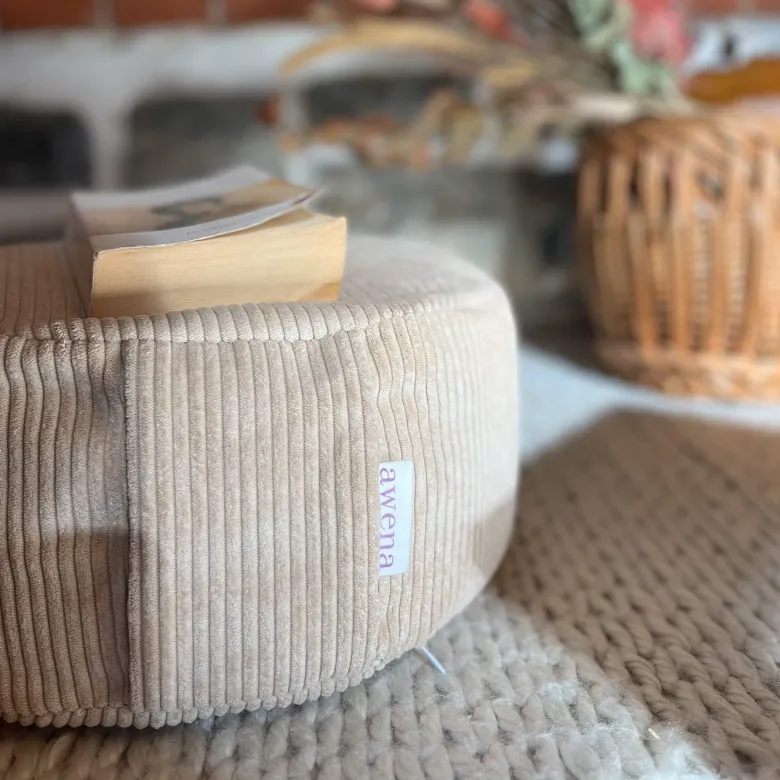 Zafu - coussin méditation sable