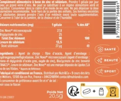 Zinc bisglycinate - immunité - 2 mois