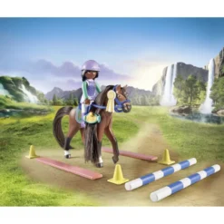 Zoe & blaze avec parcours d'obstacles